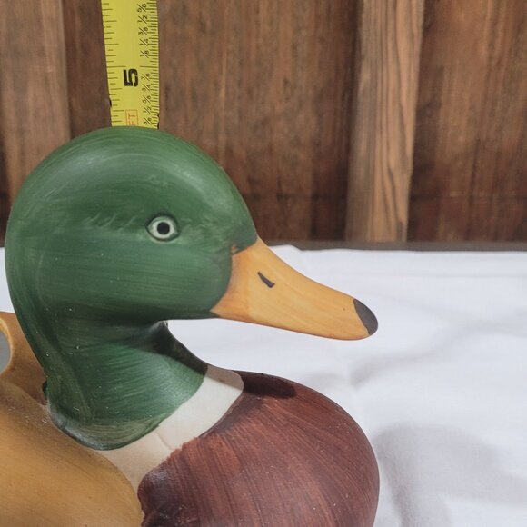 Vtg Mallard Duck Planter Balos - Picture 8 of 8